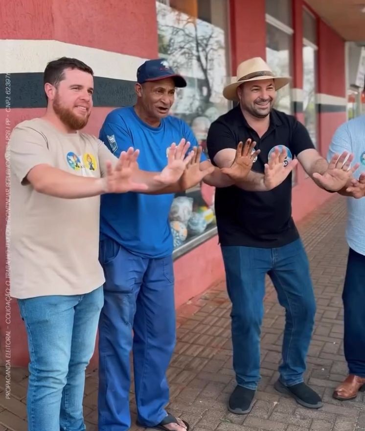 Geraldo esteve acompanhado do candidato a prefeito João Paulo Raddi (Redes Sociais: GM)