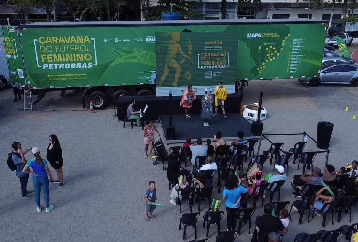 Curitiba Entra no Clima da Copa do Mundo Feminina com a Caravana Petrobras
