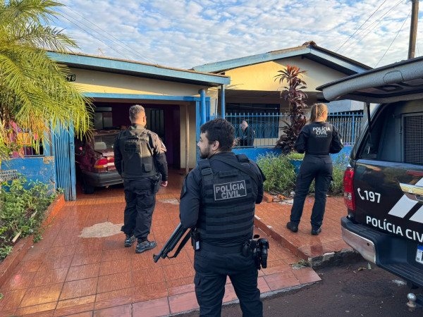 PCPR e PMPR prendem duas pessoas em operação deflagrada contra o tráfico de drogas em Palotina