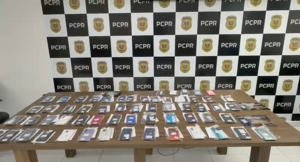 PCPR restitui aos reais proprietários 41 celulares que recuperados em Paranaguá