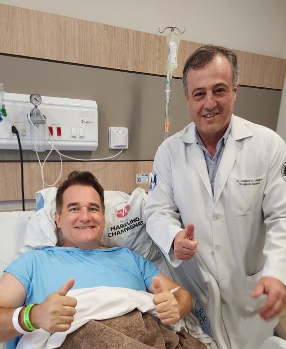 Tico Kuzma tem alta do hospital