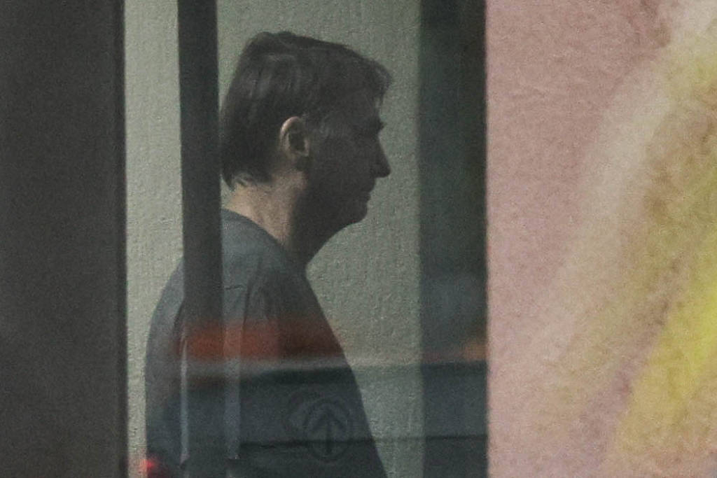 Ex-presidente Jair Bolsonaro na cela da PF em Brasília (Foto: Divulgação)