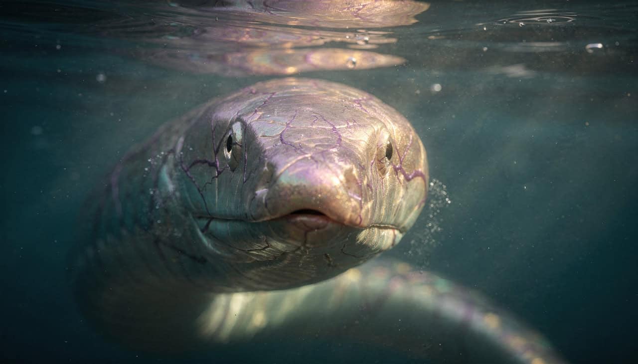 Estratégias respiratórias das cobras marinhas impressionam cientistas