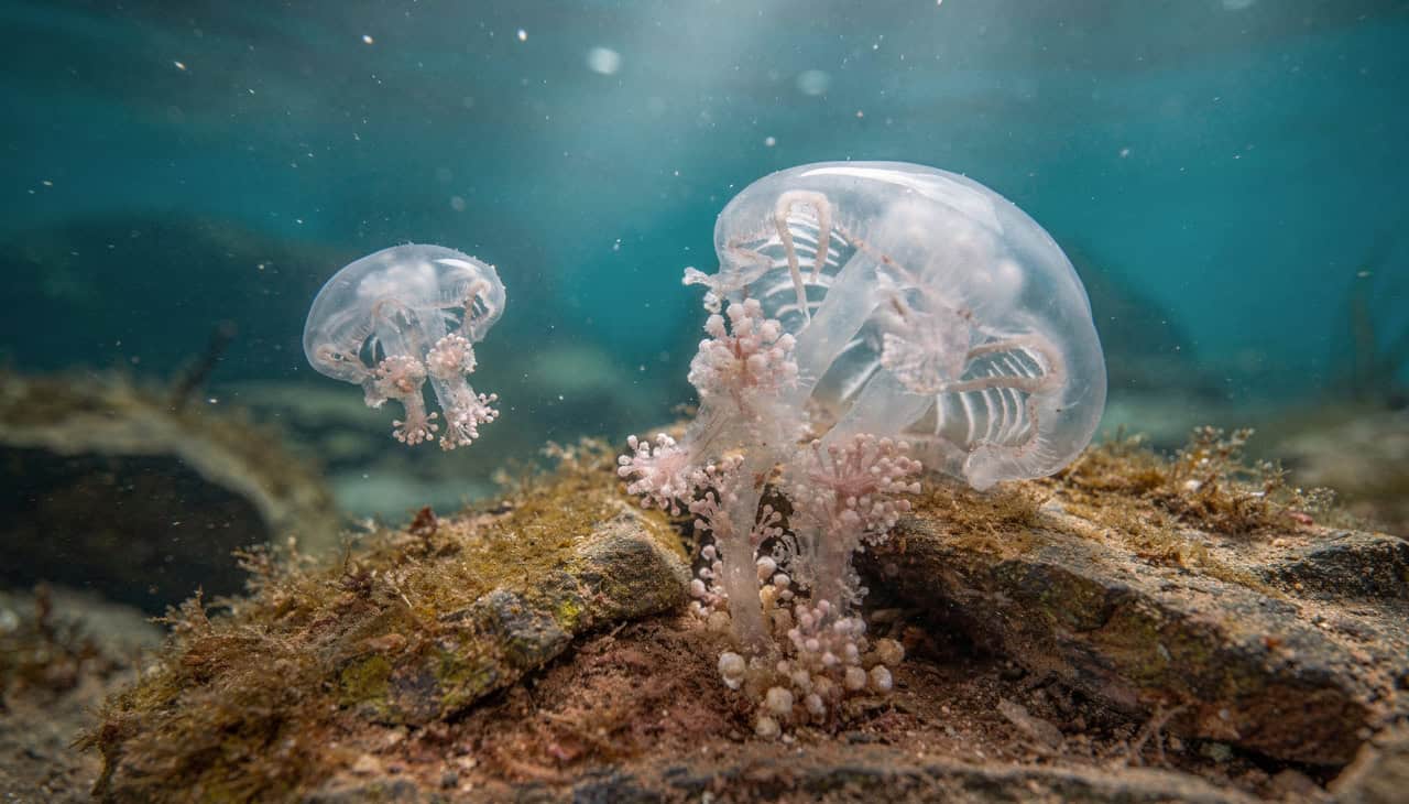 Criatura marinha imortal revela segredos de rejuvenescimento