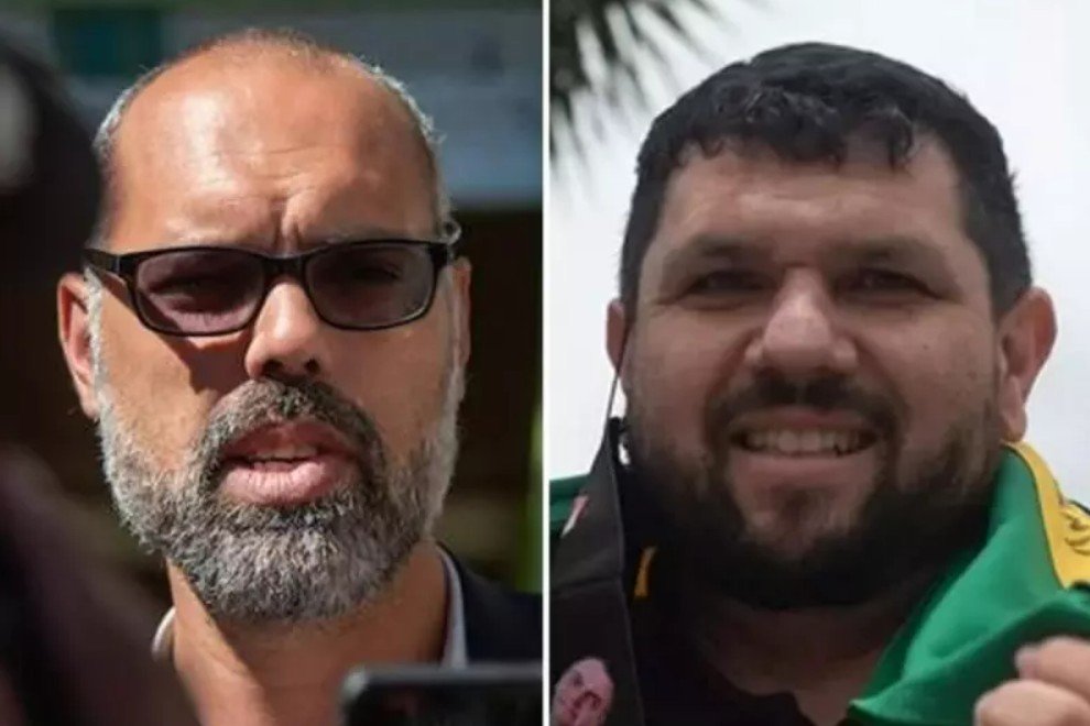 Jornalistas Allan dos Santos e Oswaldo Eustáquio atualmente residem no exterior (Colagem)