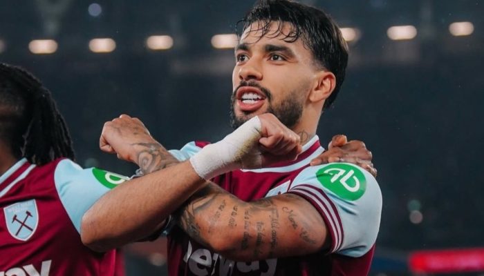 Lucas Paquetá atua pelo West Ham — Foto: Reprodução/XLucas Paquetá atua pelo Wes