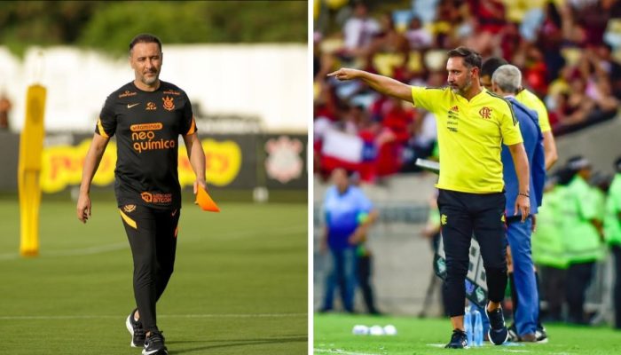 Vitor Pereira trabalho no Corinthians e no Flamengo — Foto: Reprodução @vitorper