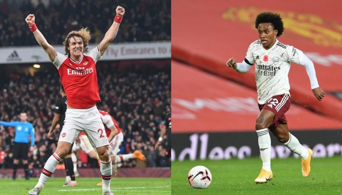 David Luiz e Willian aparecem na lista de piores reforços do Arsenal — Foto: Rep