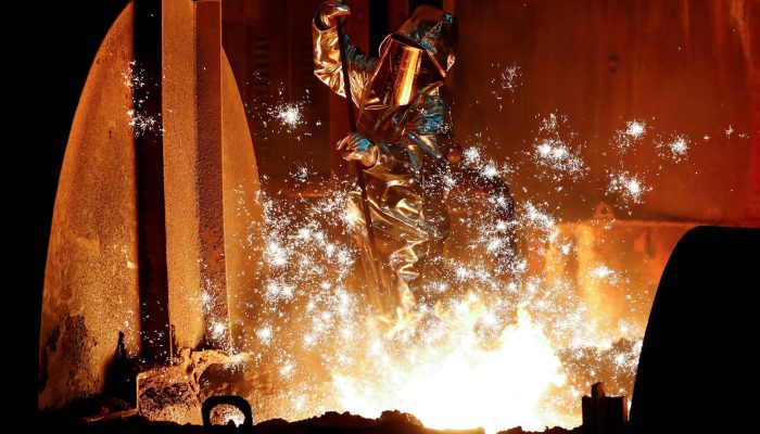 Fábrica da ThyssenKrupp em Duisburg, na Alemanha — Foto: Fábrica da ThyssenKrupp