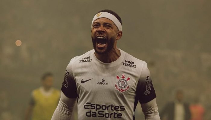 O Corinthians enfrenta o Red Bull Bragantino na Neo Química Arena — Foto: Reprod