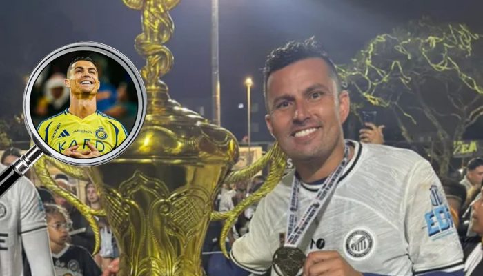 Jorge Mauá, o CR7 da Várzea — Foto: ReproduçãoJorge Mauá, o CR7 da Várzea