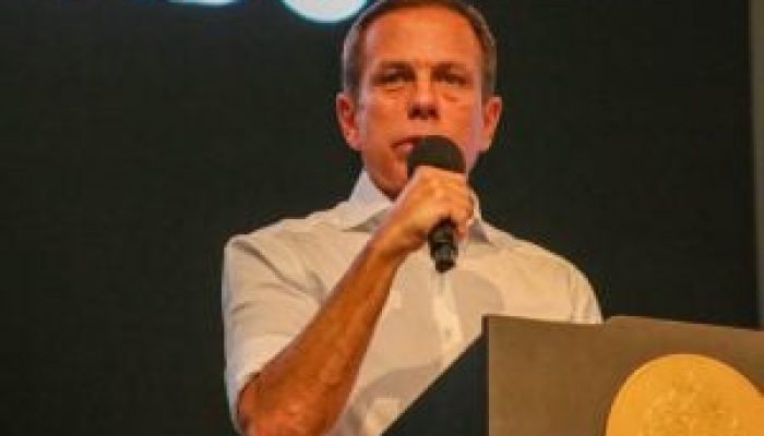 Ex-governador João Doria durante período de mandato subsequente.