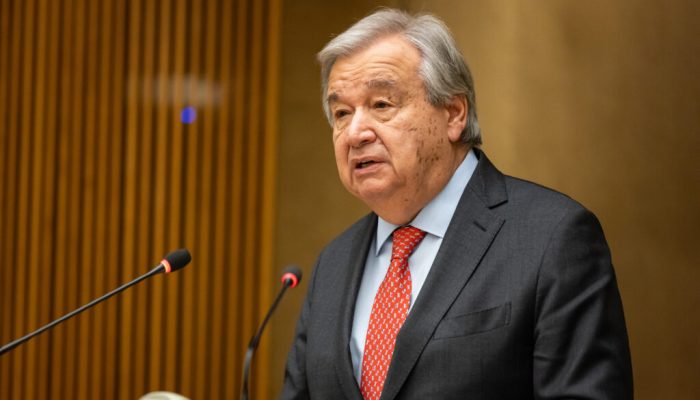Foto: Secretário-geral da Organização das Nações Unidas (ONU), António Guterres.