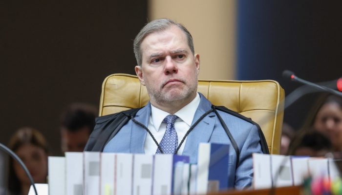Ministro Dias Toffoli em sessão do STF — Foto: Carregando