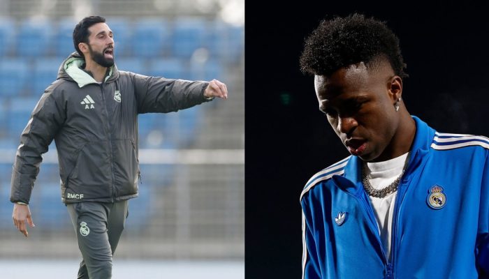 Álvaro Arbeloa saiu em defesa de Vinicius Júnior — Foto: Reprodução @realmadridA