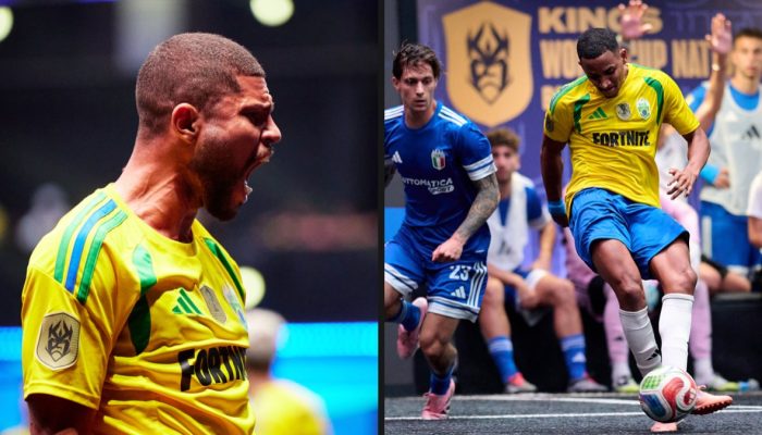 Brasil goleia Itália e avança à semi do mundial da Kings League — Foto: Reproduç