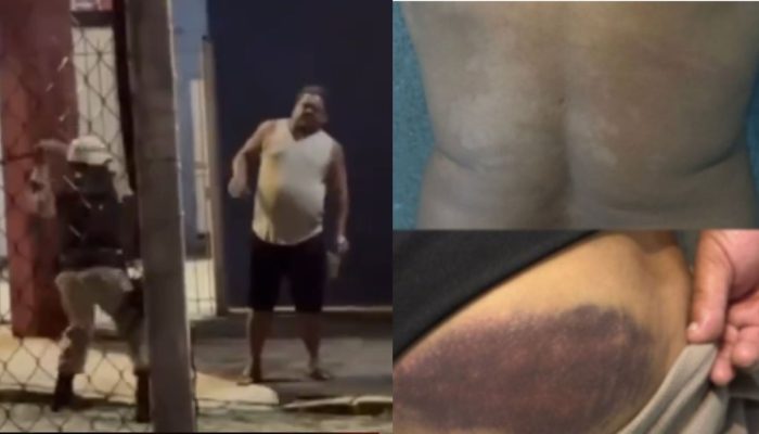 Caso Perdigão: PM agressor é afastado e passará por avaliação — Foto: Reprodução