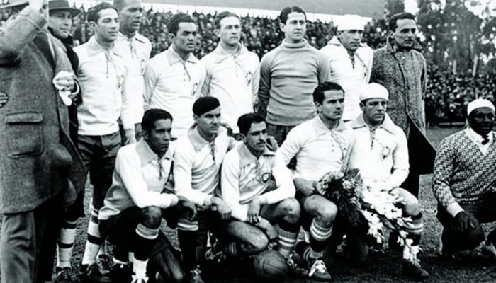 Seleção Brasileira na Copa do Mundo de 1930 — Foto: Reprodução da internetSeleçã