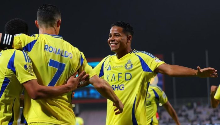 Wesley defende o Al Nassr — Foto: Reprodução/InstagramWesley defende o Al Nassr