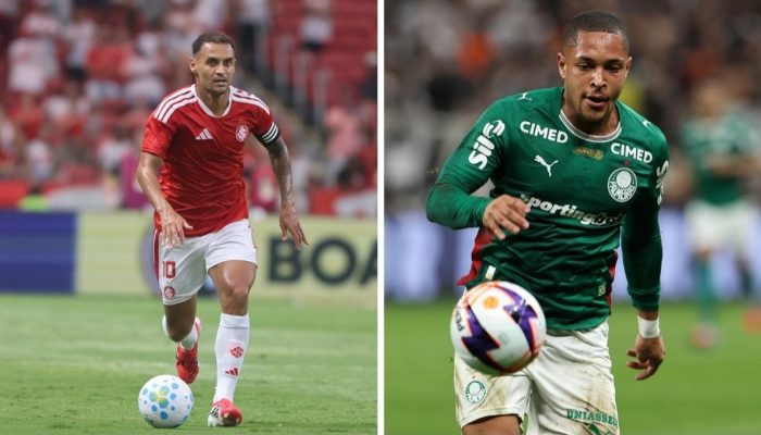 Jogo de futebol entre Internacional e Palmeiras — Foto: R Duarte/Internacional e