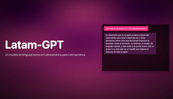 Interface do modelo de IA treinado com dados em espanhol e português para melhor