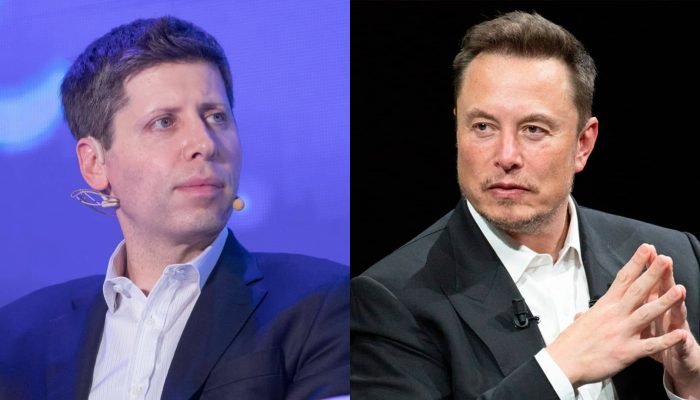 Sam Altman, CEO da OpenAI, e o bilionário Elon Musk (Imagem: jamesonwu1972/Frederic Legrand - COMEO/Shutterstock)