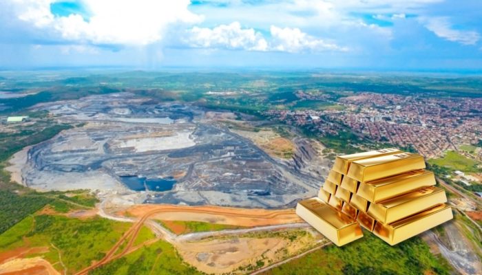 Mina de ouro a céu aberto — Foto: Foto: Divulgação