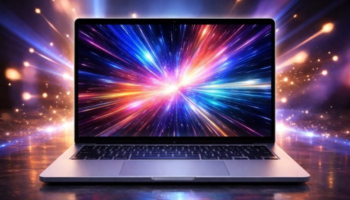 Notebooks de diferentes marcas em exposição para avaliação. — Foto: (Foto: Perch