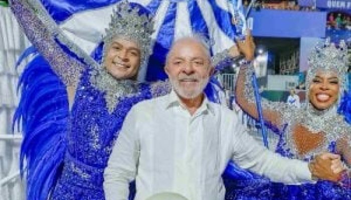 Foto: Escola de samba que homenageou Lula na Sapucaí