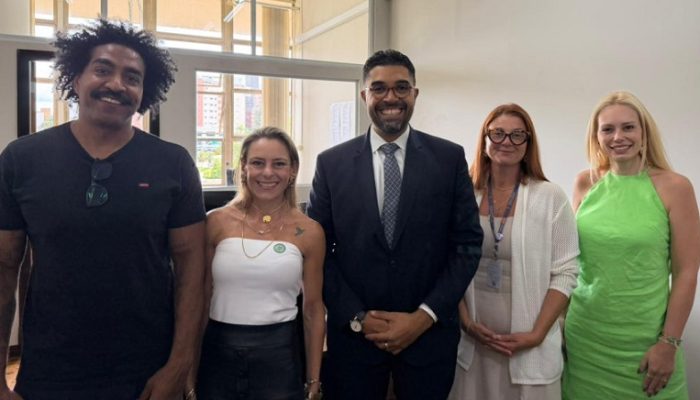Foto: Ricardo Lucena, Nathalia Carneiro e Jeulliano Pedroso (Foto: Sarah Pedon/A