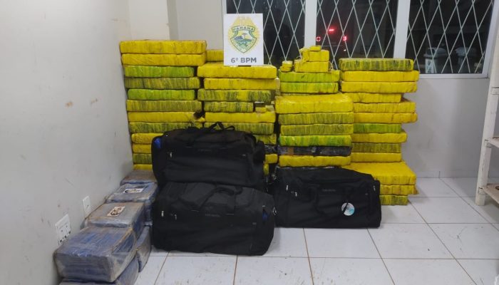 Foto: Polícia Militar desarticula tráfico de drogas em Cascavel. Mais de uma ton