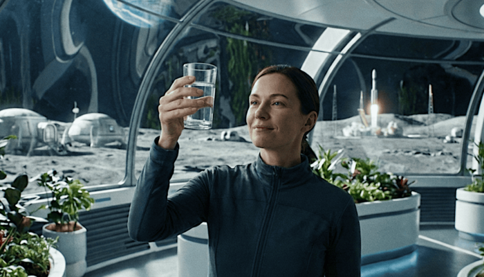 Bandeira dos Estados Unidos deixada na primeira viagem tripulada à Lua em 1969 —