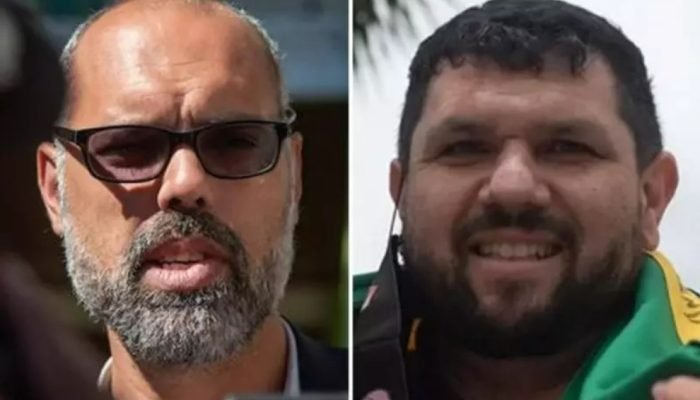 Jornalistas Allan dos Santos e Oswaldo Eustáquio atualmente residem no exterior (Colagem)