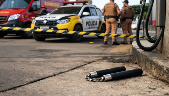 Entenda o caso da agressão em Cascavel, onde um homem foi ferido com um nunchaku