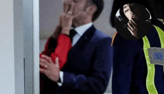 Livro revela o suposto motivo que levou Brigitte a dar um tapa em Macron — Foto: