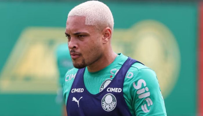 Vitor Roque — Foto: FÁBIO MENOTTI/PALMEIRASApós exames, Palmeiras descarta lesão