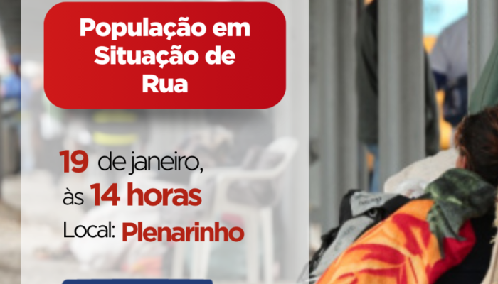 Reunião da Frente Parlamentar da População em Situação de Rua