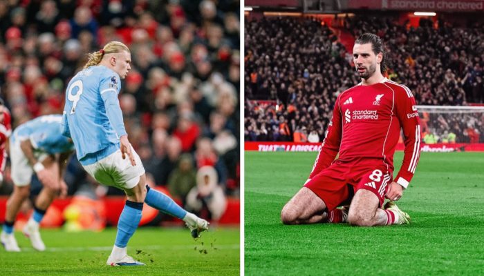 Manchester City e Liverpool vivem momento — Foto: Reprodução @ManCityPT / Reprod