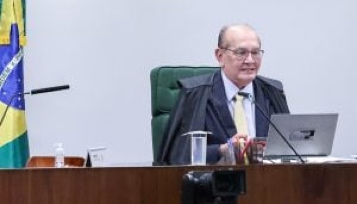 Voto do ministro Gilmar Mendes no Supremo Tribunal Federal — Foto: STF