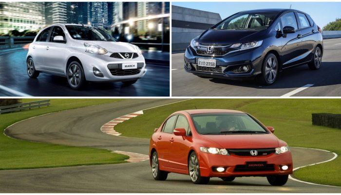 Carros japoneses antigos — Foto: Divulgação/Honda e Nissan