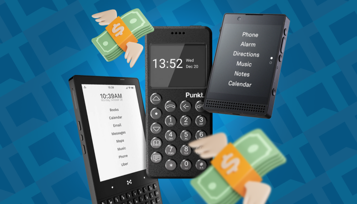 Telefones minimalistas — Foto: Danilo Berti / Canaltech