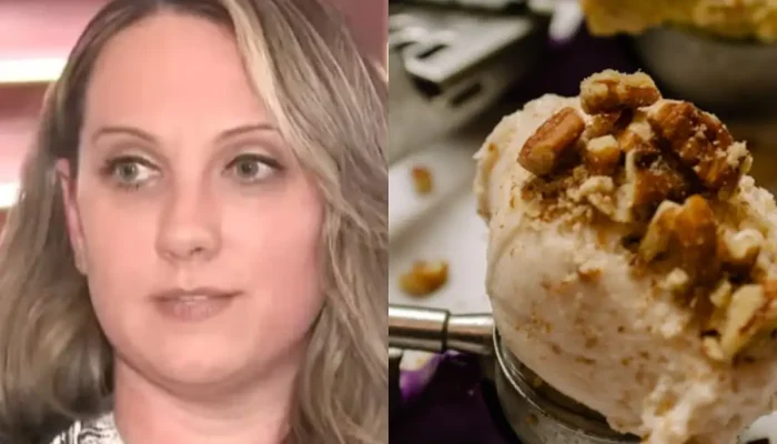 Foto: Brandy Buckley ficou infértil após consumir o sorvete (Foto: Reprodução/Pe