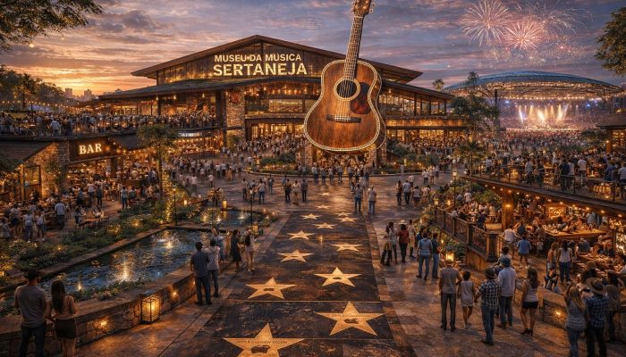 Museu da Música Sertaneja em Goiânia — Foto: Thiago Pereira