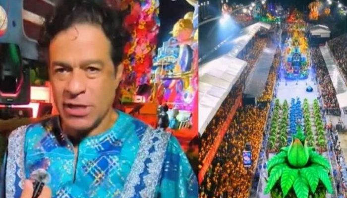 Bloco Raí exalta a presença do MST no desfile do Carnaval de São Paulo. — Foto: