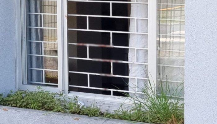 Suspeito foi socorrido por socorristas do Samu e será encaminhado à delegacia —