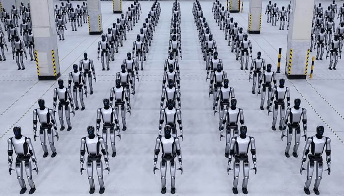 Robôs humanoides Walker S2 da UBTECH — Foto: Robôs humanoides Walker S2 da UBTEC